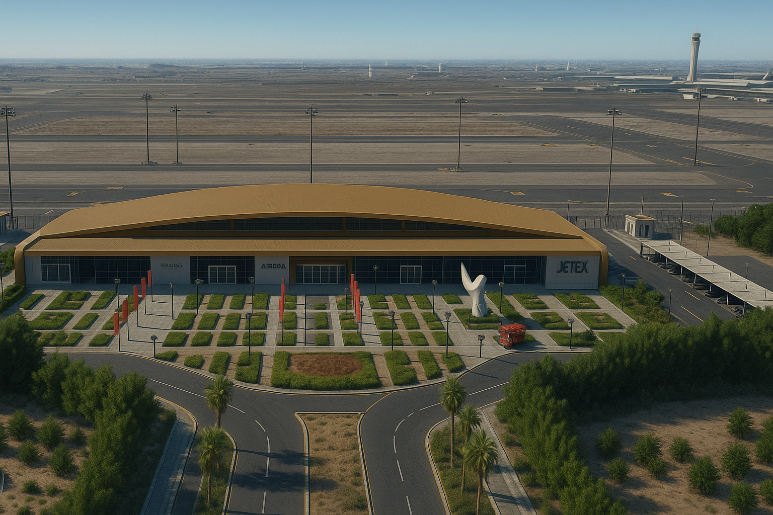 Grand Airport Dubai Al Maktoum (OMDB) in Development for MSFS2024, MSFS2020, and X-Plane 12